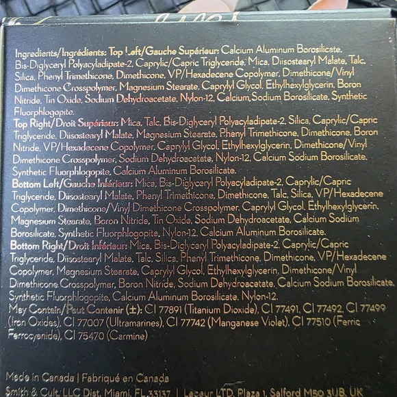 Smith & Cult Book of Eyes Eye Quad Palette - Ice Tears - Picture 9 of 9